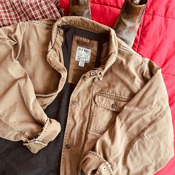 VINTAGE old navy workwear jacket coat - Picture 2 of 3